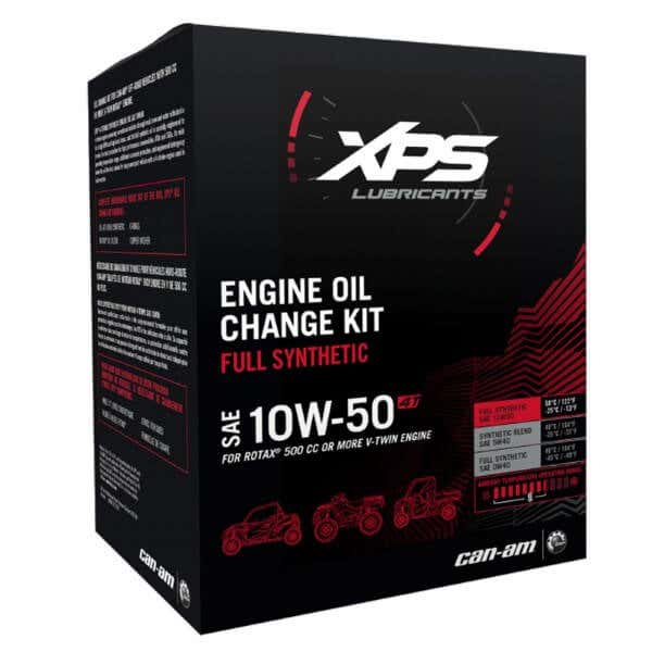 XPS Can-Am 4T 10W-50 Synthetic Oil Change Kit For Rotax 500 Cc Or More V-Twin Engine