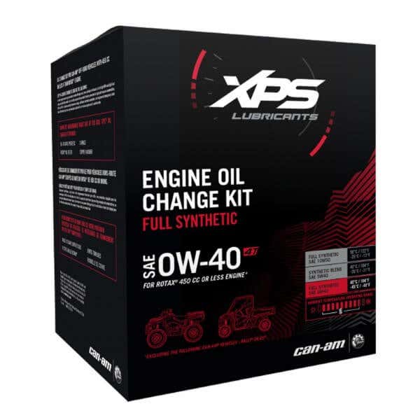 XPS Can-Am 4T 0W-40 Synthetic Oil Change Kit For Rotax 450 Cc Or Less Engine