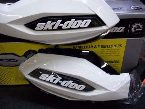 Ski-Doo Snowmobile Handguards - White