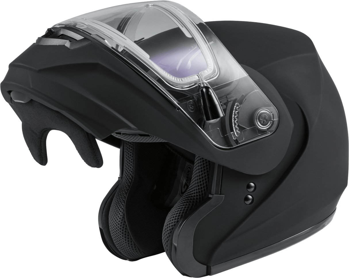 GMAX MD-04S Snow Helmet Solid w/Quick Release Buckle Electric Shield