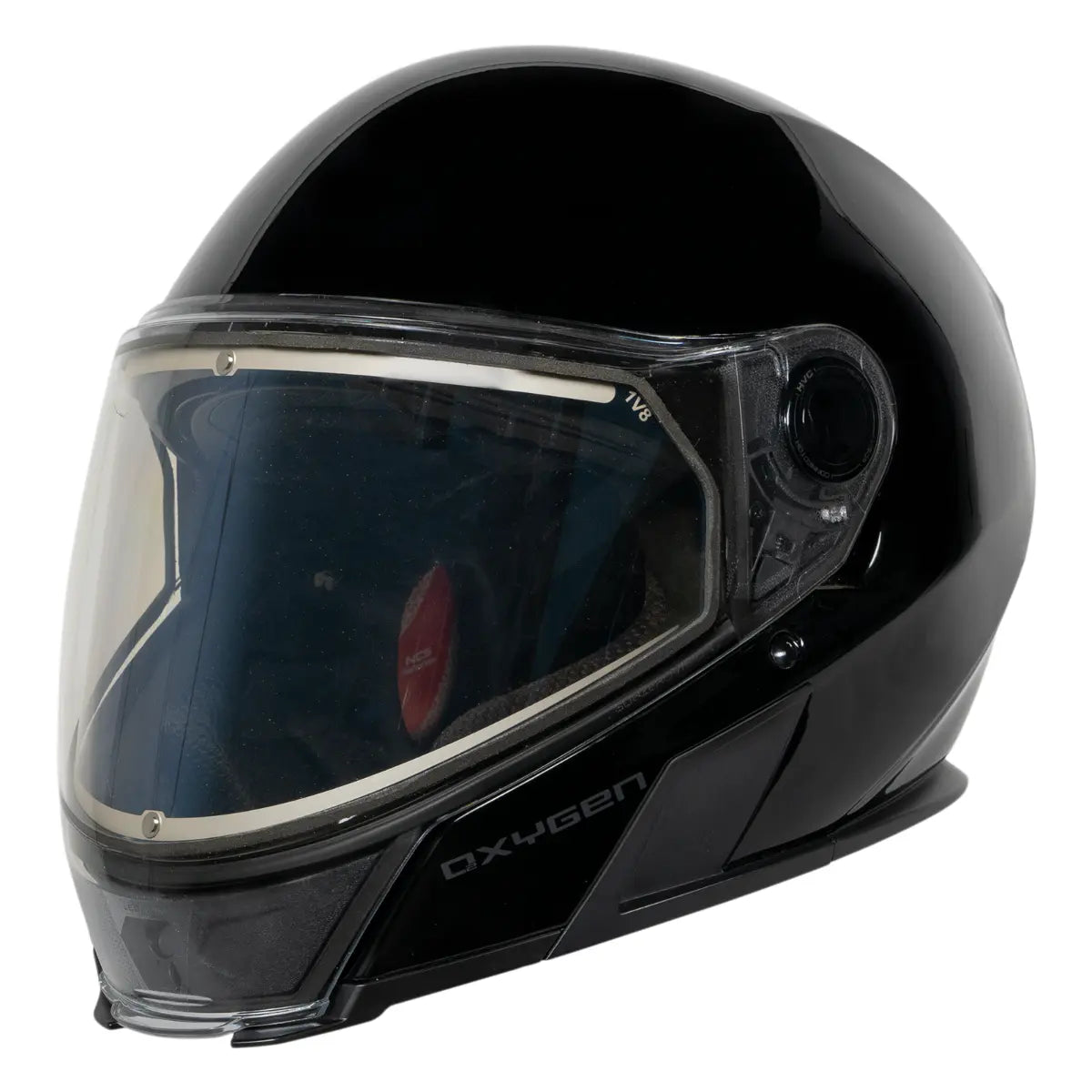 Ski-Doo Oxygen Heated Helmet with Electric Visor (DOT) - Black