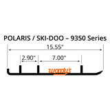 Woody's Ski-Doo 6" Carbide Runners