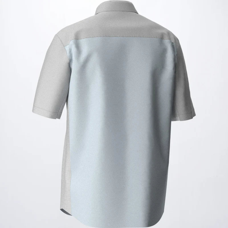 FXR Men's Cast Performance 40+ UPF Short Sleeve Button Up