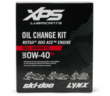 Ski-Doo XPS 4T 0W-40 Synthetic Oil Change Kit for Rotax 900 ACE engine SKU 9779254