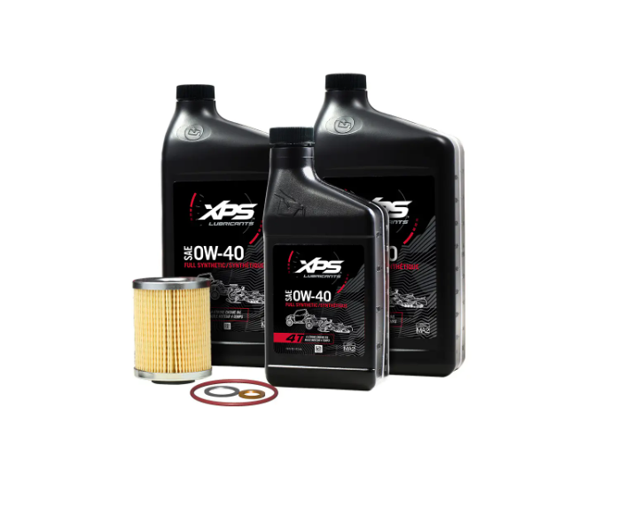 Can-Am XPS 4T 0W-40 Synthetic Oil Change Kit for Rotax 500 cc or more V-Twin engine SKU 9779259