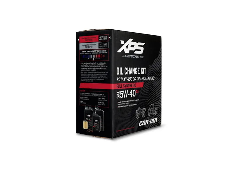 XPS Oil Change Kit Rotax 450cc  Full Synthetic 5W-40
