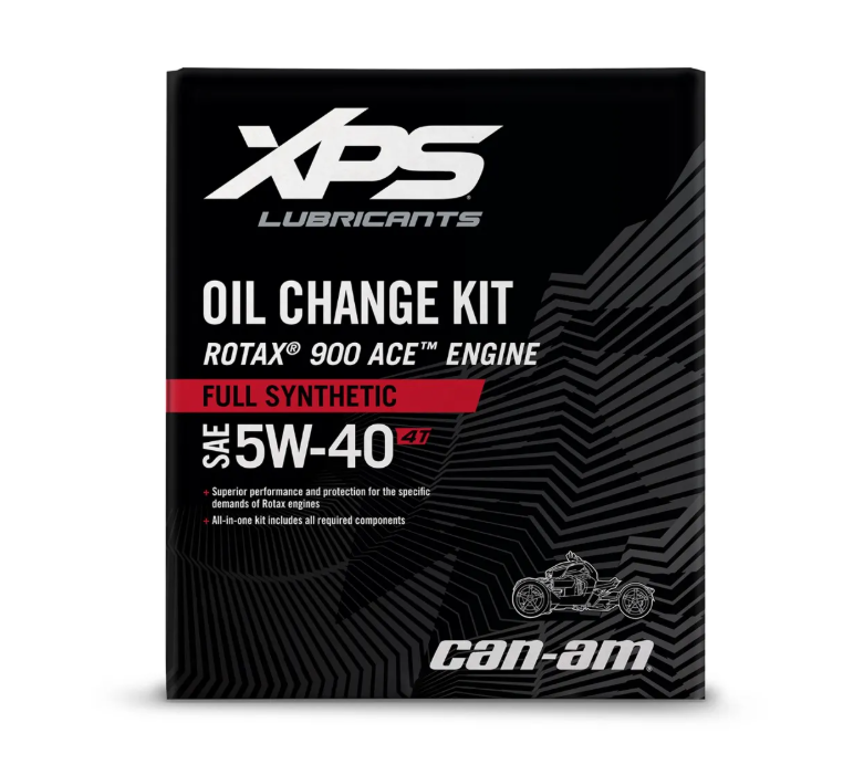 Can-Am XPS 4T 5W-40 Full Synthetic Oil Change Kit for Rotax 900 CC engine SKU 9779491