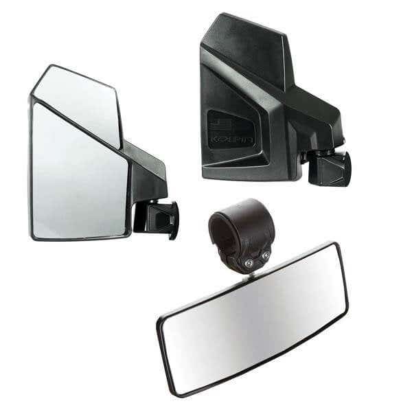 UTV Side and Rear Mirror Combo