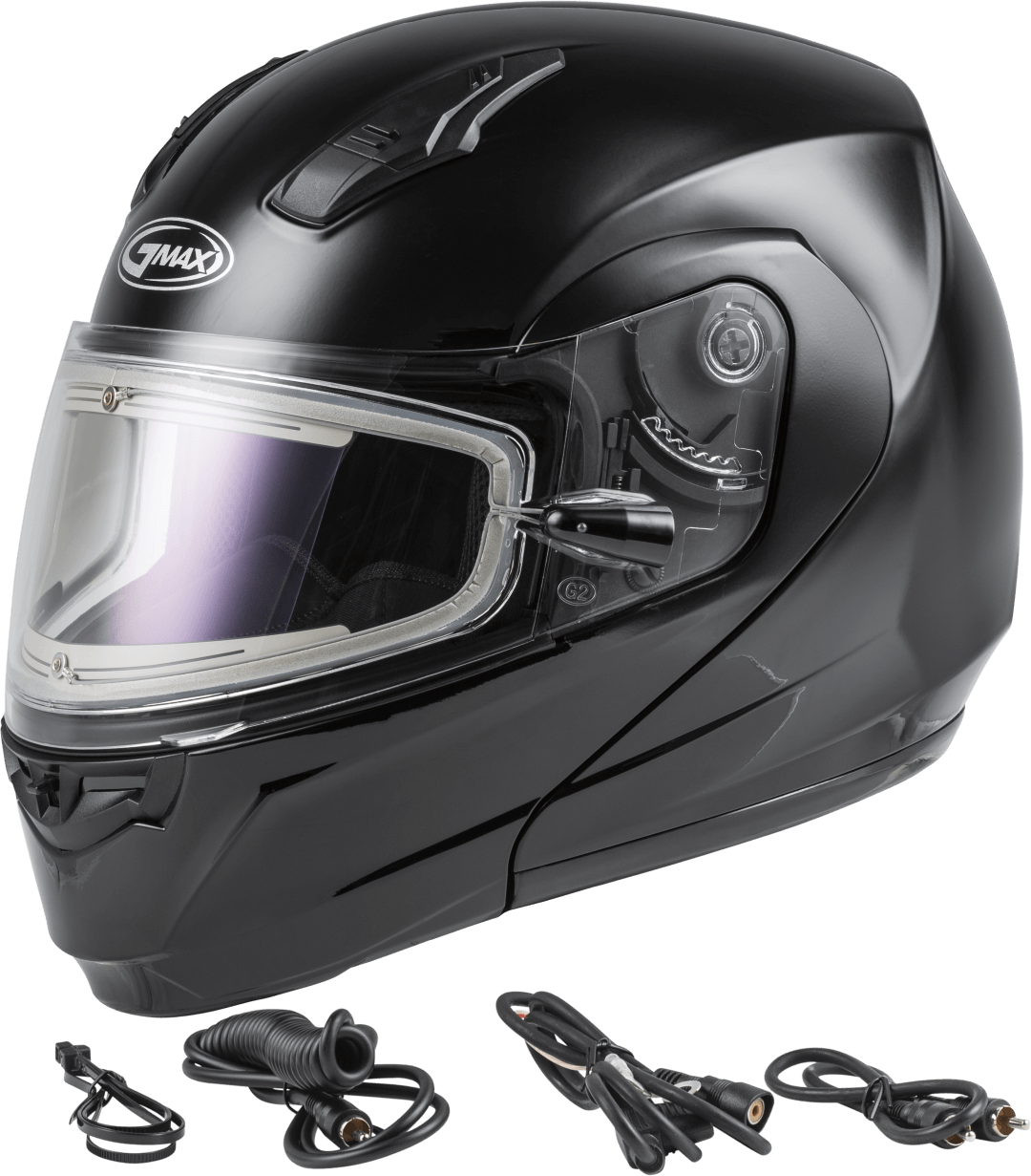 GMAX MD-04S Snow Helmet Solid w/Quick Release Buckle Electric Shield