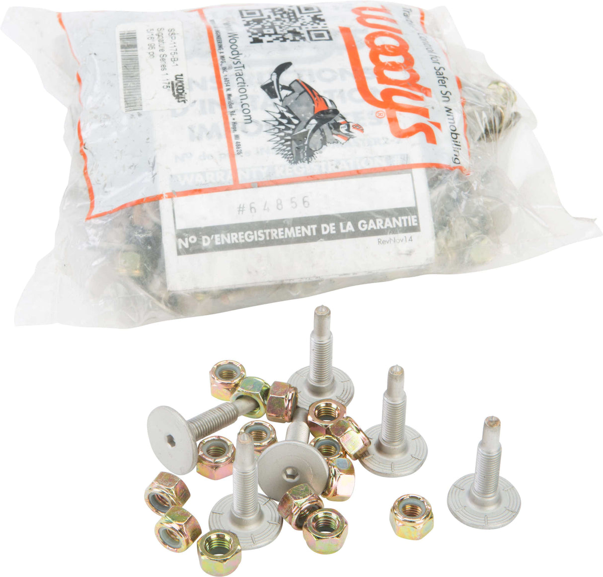 Woody's Signature Series Stainless Steel Studs 96/Pk