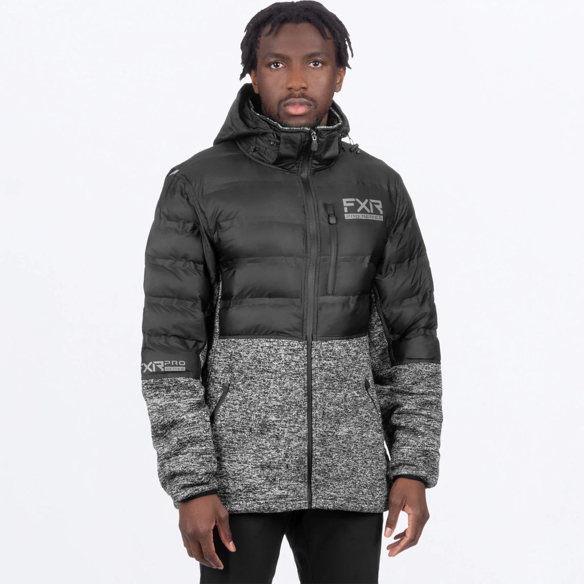 FXR Men's Excursion Lite Hybrid Quilted Hoodie