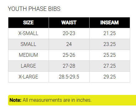 Castle X Youth Phase Bib