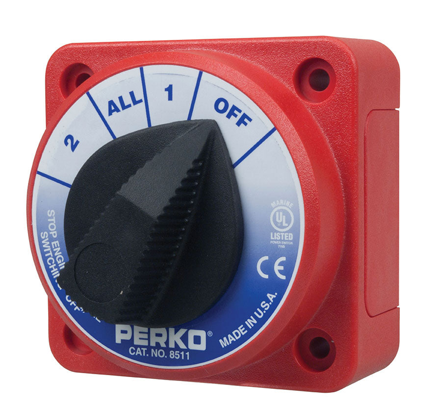 PERKO Compact Medium Duty Battery Selector Switch - 8511DP