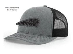 Indian Motorcycle Headdress Logo Leather Patch Trucker Hat