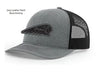 Indian Motorcycle Headdress Logo Leather Patch Trucker Hat