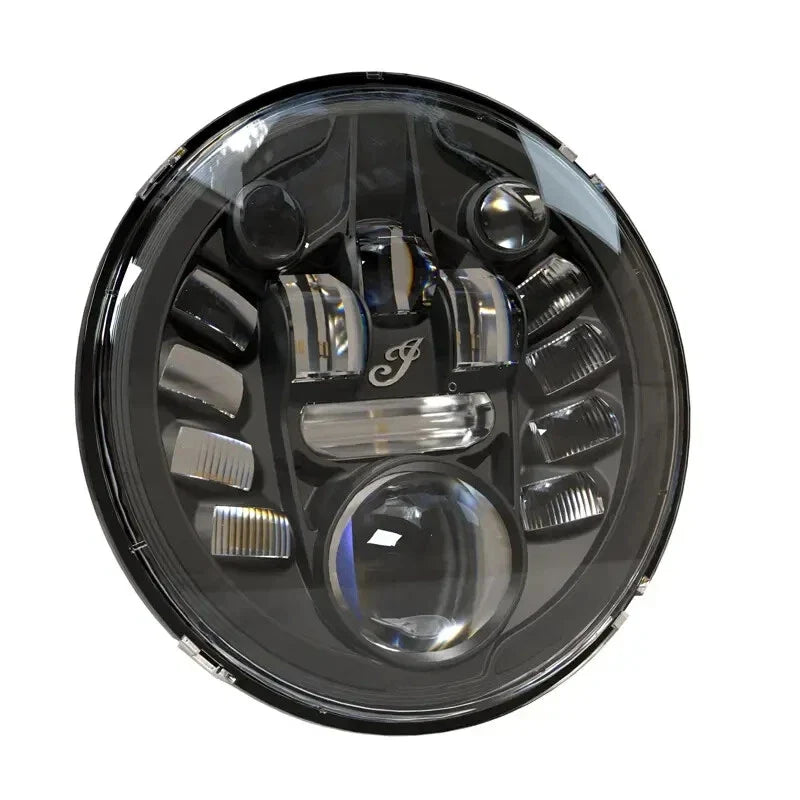 Indian Motorcycle Pathfinder Adaptive LED Headlight for Roadmaster & Chieftain - Black
