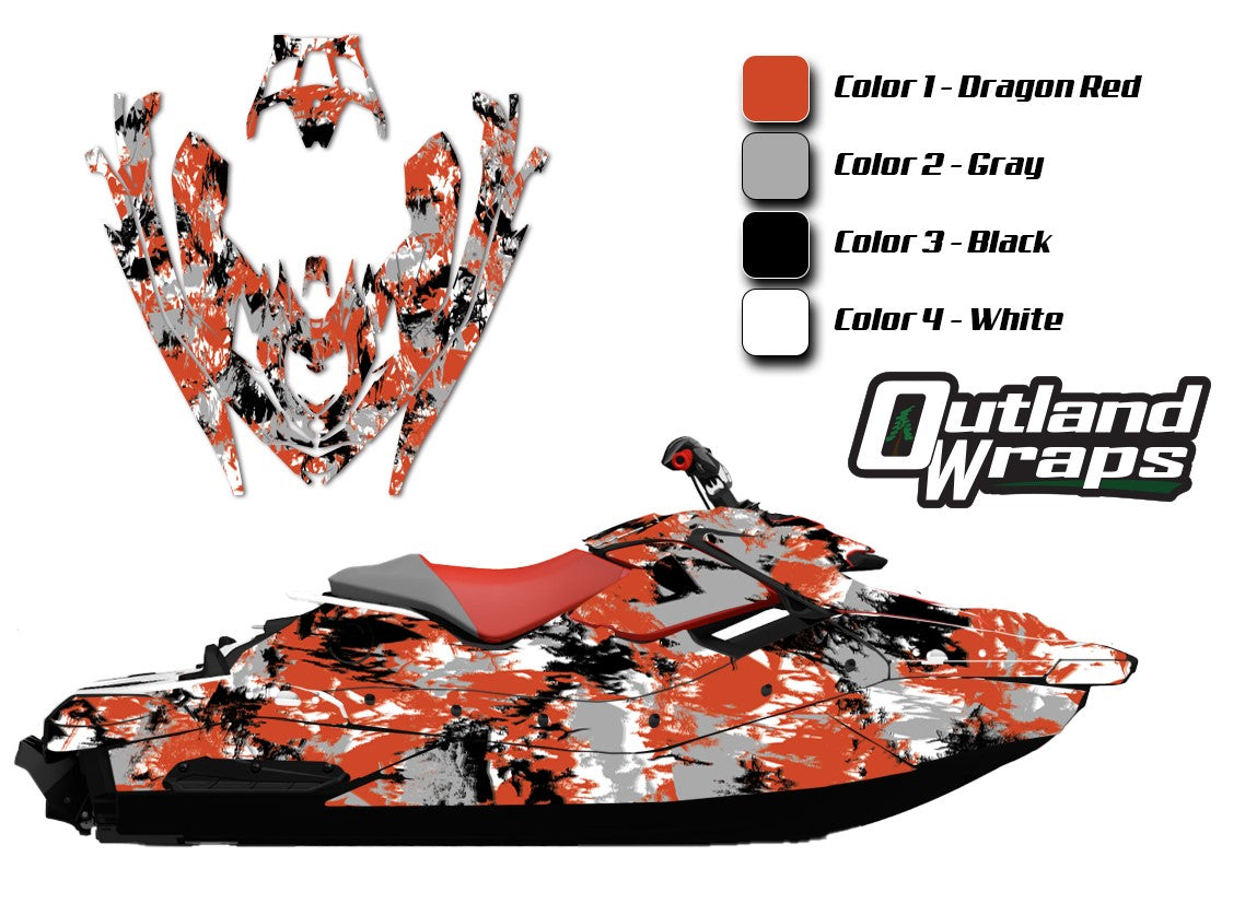 Sea-Doo 2024+ Spark & Spark Trixx Wrap - Khaos