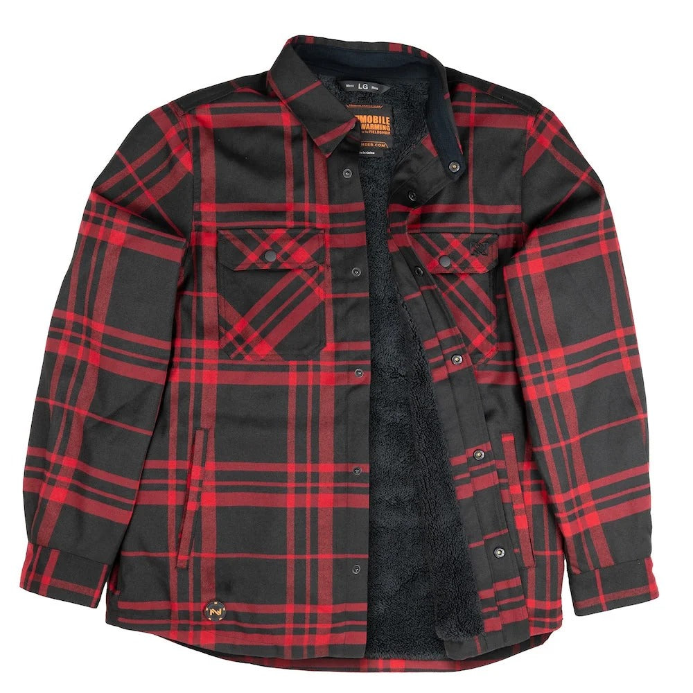 Mobile Warming Men's Flannel Heated Jacket