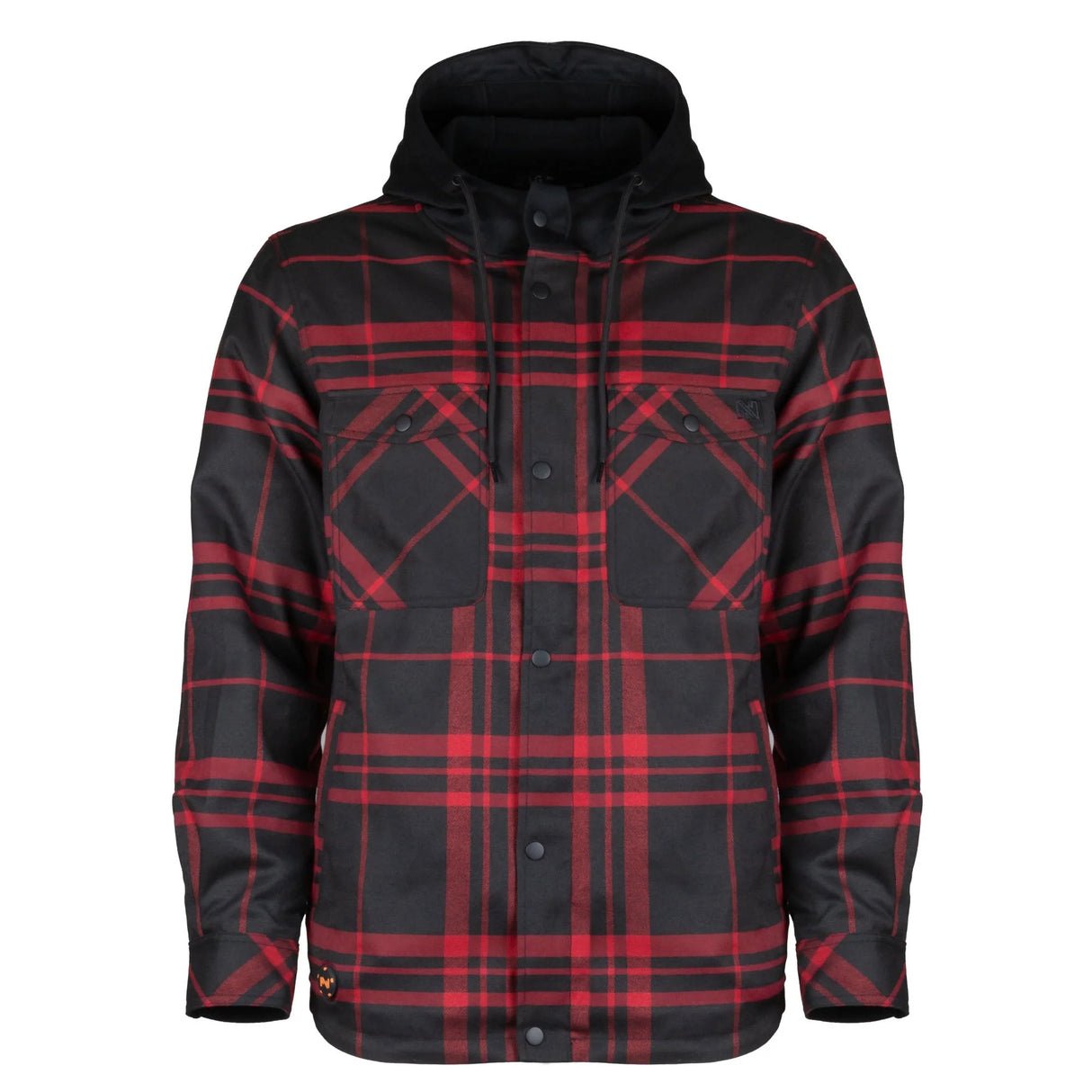 Mobile Warming Men's Flannel Heated Hoodie Jacket