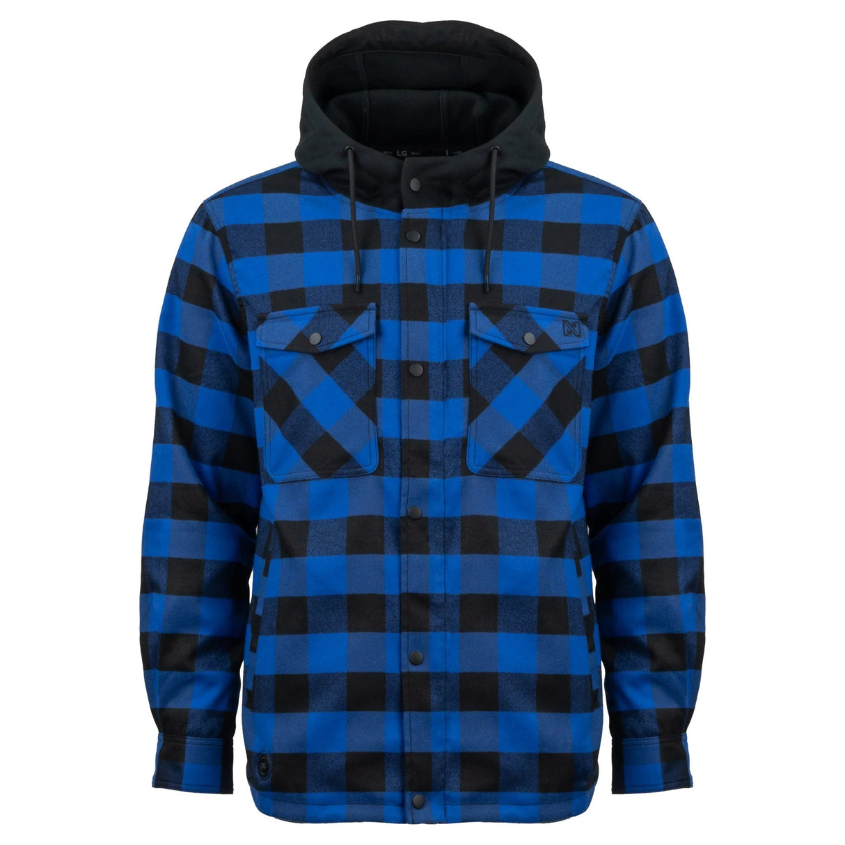 Mobile Warming Men's Flannel Heated Hoodie Jacket