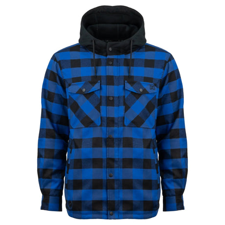 Mobile Warming Men's Flannel Heated Hoodie Jacket