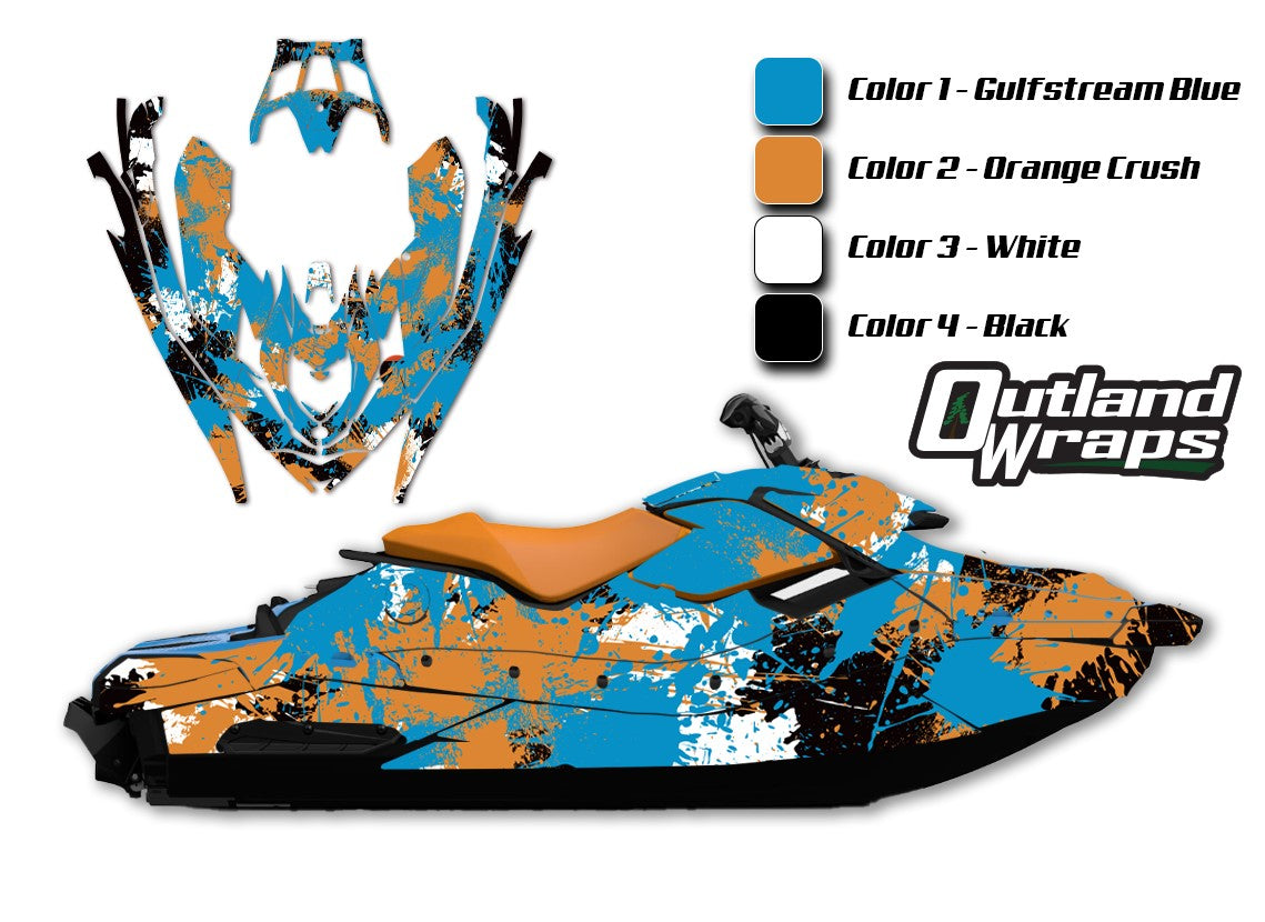 Sea-Doo 2024+ Spark & Spark Trixx Wrap - Picasso