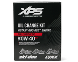 Ski-Doo XPS 4T 0W-40 Synthetic Oil Change Kit for Rotax 600 ACE engine SKU 9779253
