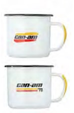 Can-Am ORV Heritage Enamel 14oz Mug
