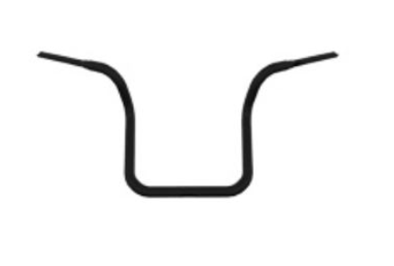 Indian Motorcycle Mid Rise Handlebars for 2017 Chieftain® - Black