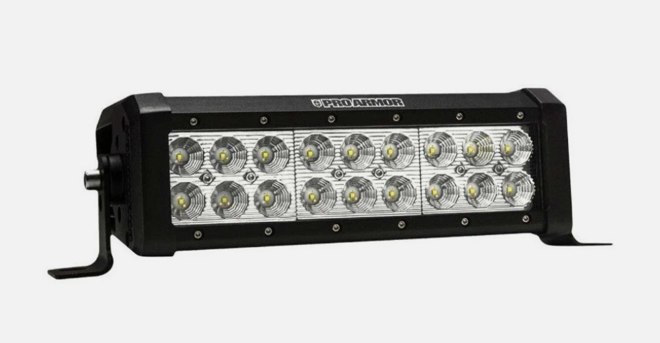 Polaris Pro Armor 10in. Dual Row LED Flood Light