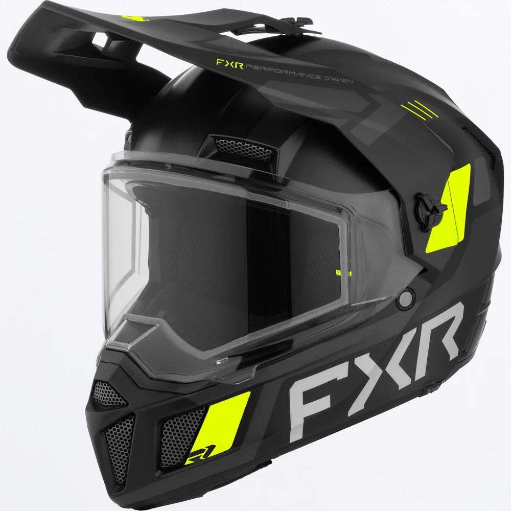 FXR Youth Clutch X Helmet W/ Dual Shield