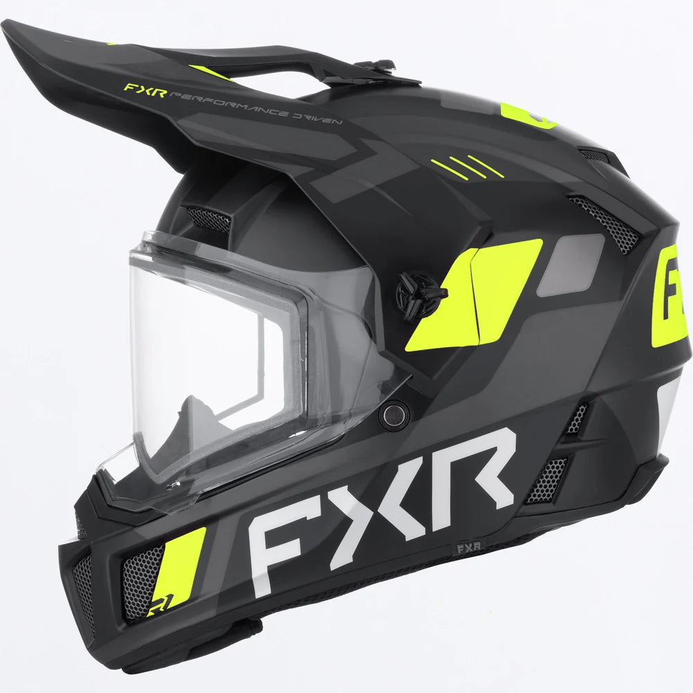 FXR Youth Clutch X Helmet W/ Dual Shield