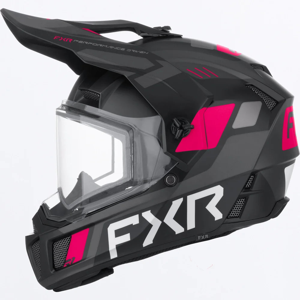 FXR Youth Clutch X Helmet W/ Dual Shield