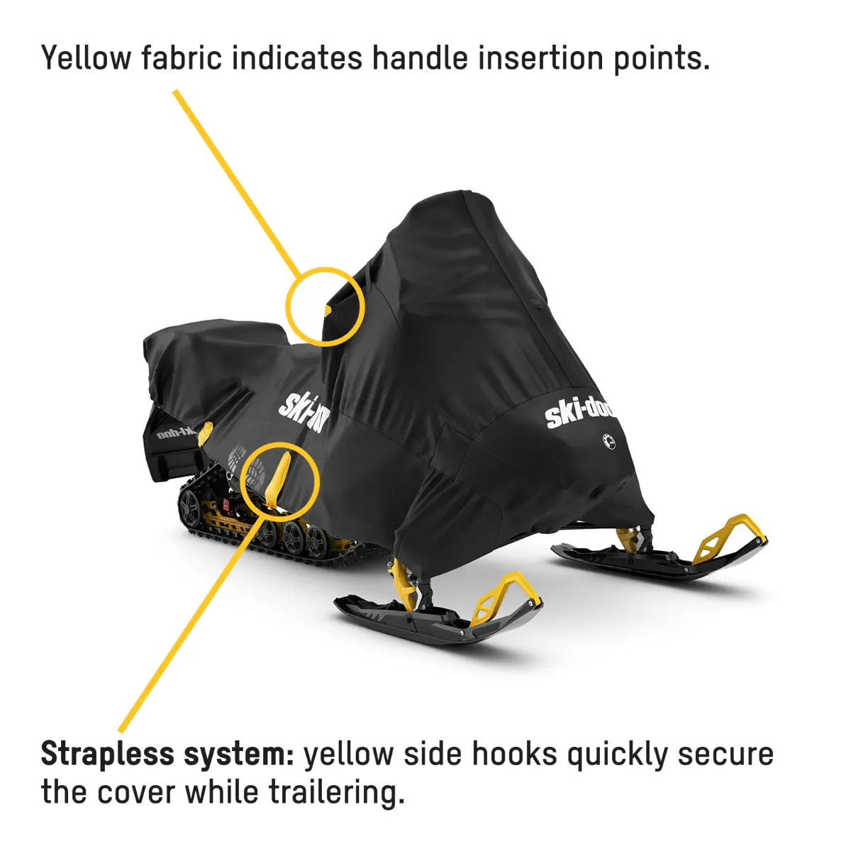 Ski-Doo Ride On Cover (ROC) System REV Gen5 Grand Touring LE and Luxury