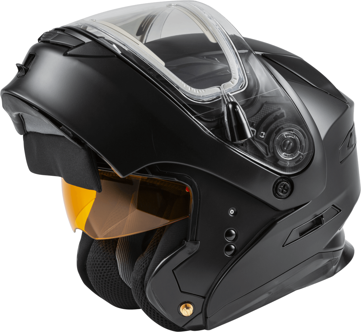 GMAX MD-01S Modular Snow Helmet Solid w/Quick Release Buckle Electric shield