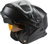 GMAX MD-01S Modular Snow Helmet Solid w/Quick Release Buckle Electric shield