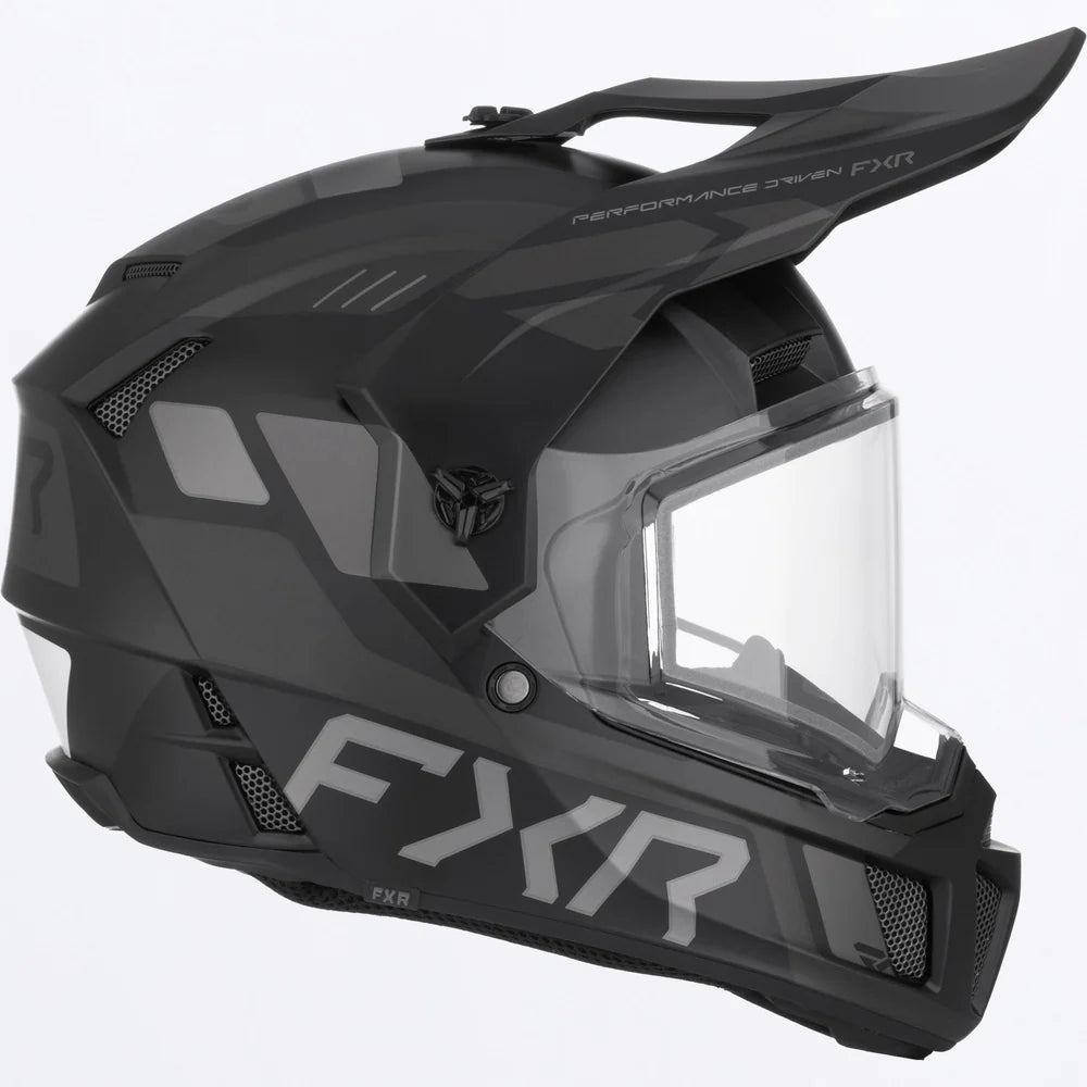 FXR Youth Clutch X Helmet W/ Dual Shield