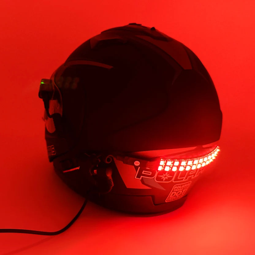 LJE Blizzard Buster Color Selectable Helmet Safety Light