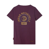 Indian Motorcycle Womens Keyhole Glitter Print Tee