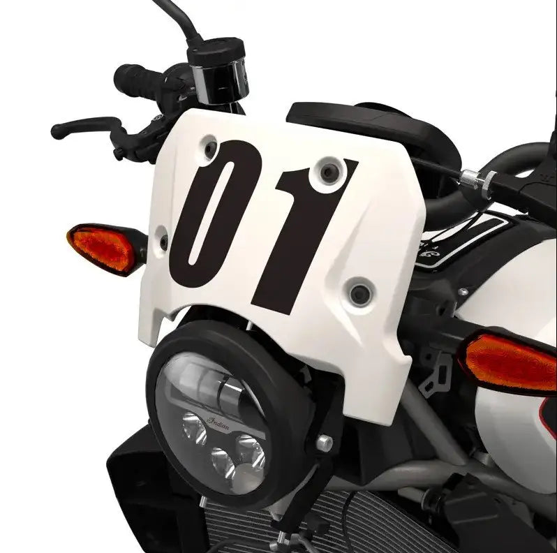 Indian Motorcycle Front Number Plate - for 2019-2024 FTR