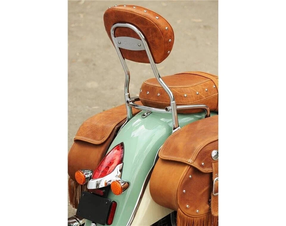 Indian Motorcycle Tall 14in Chrome Quick Release Sissy Bar