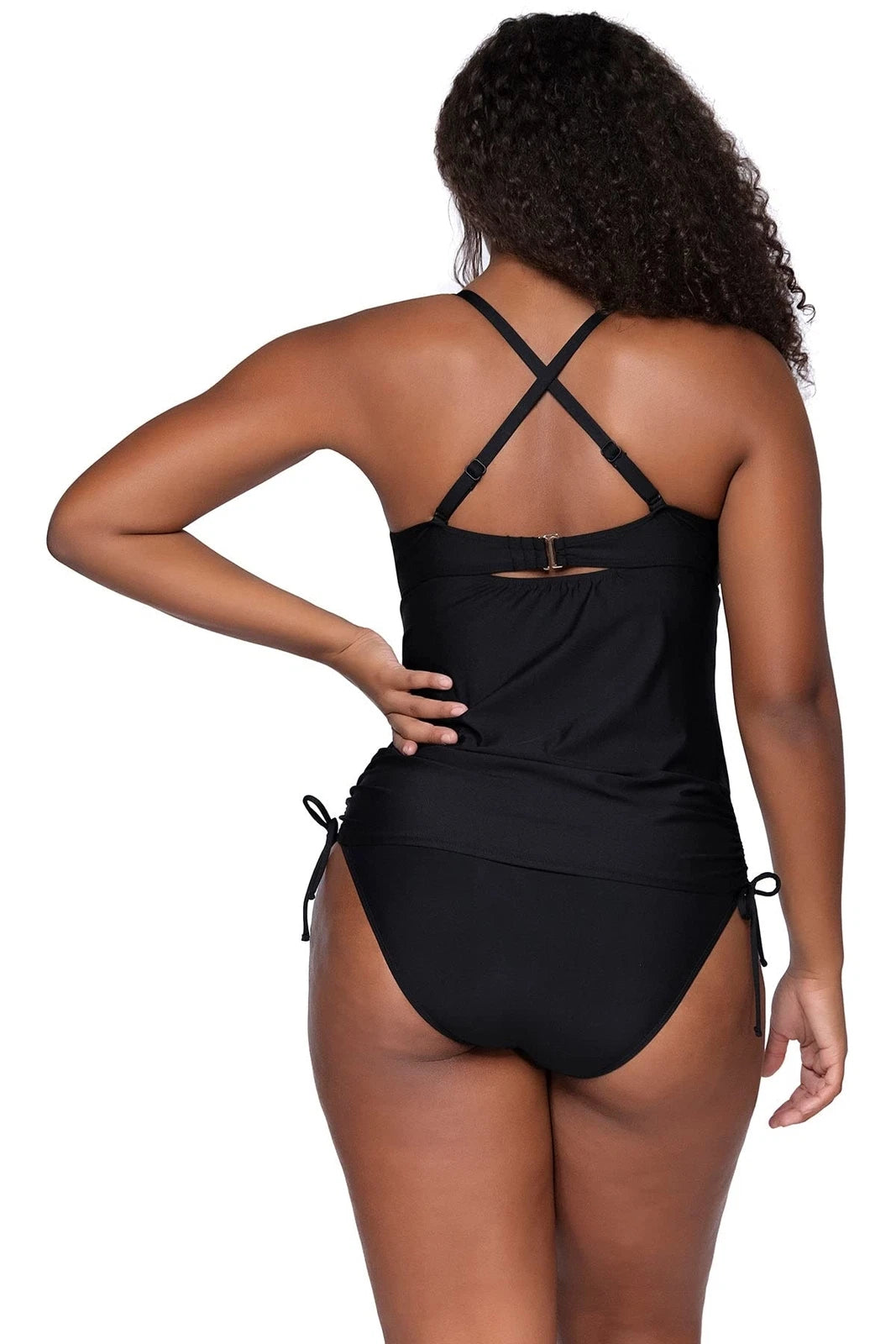 Sunsets Cassie Tankini - Black