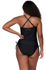 Sunsets Cassie Tankini - Black