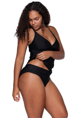 Sunsets Cassie Tankini - Black