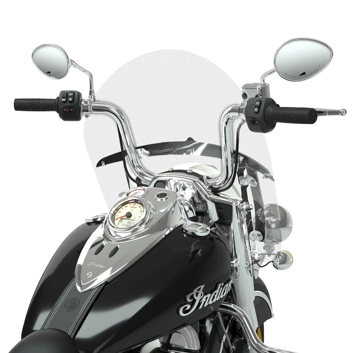 Indian Motorcycle 12 in. Ape Hanger Handlebar Kit, Polished