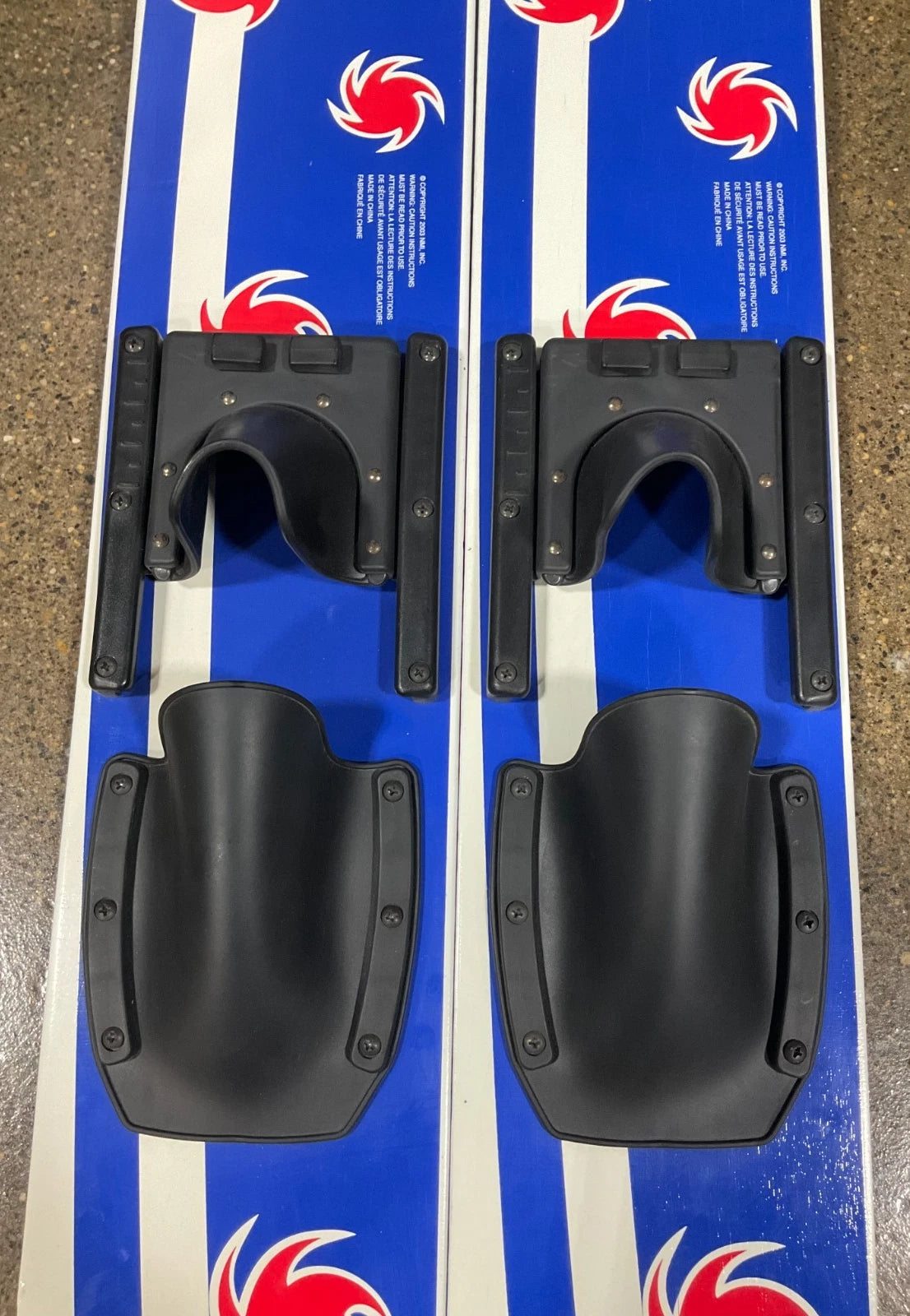 New Nash Sports Profile 47" Youth Trainer Vintage Wooden Water Skis with Rope