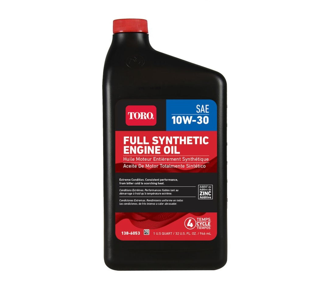 Toro Full Synthetic 10W-30 Engine Oil (32 oz.)