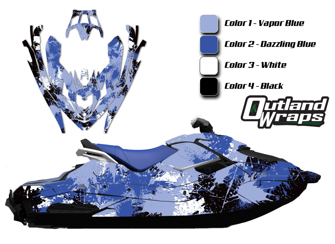 Sea-Doo 2024+ Spark & Spark Trixx Wrap - Picasso